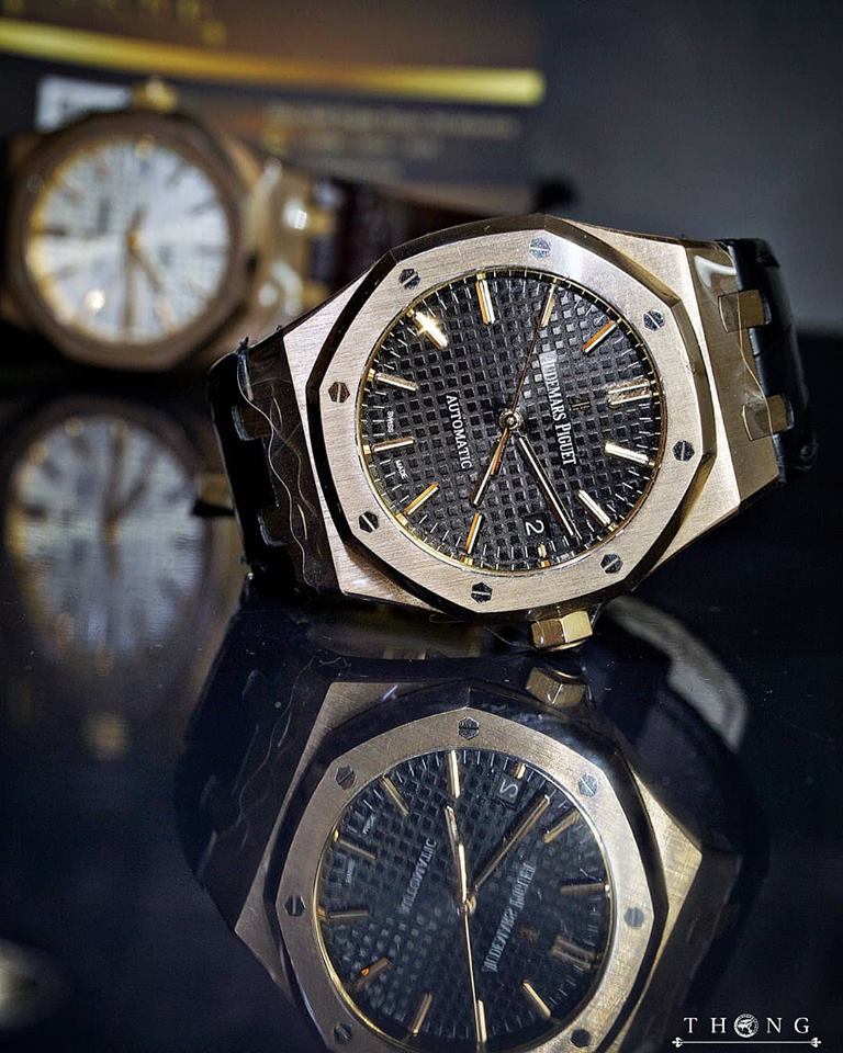 Audermars Piguet Royal Oak ref#15450OR Black Dial